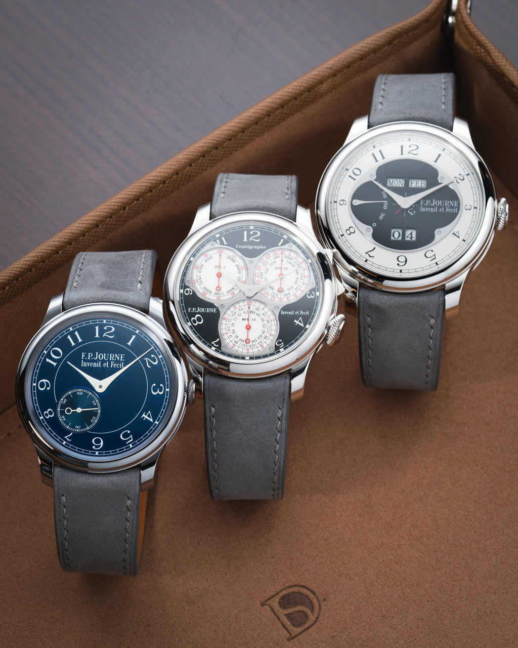 Nubuck Slim Strap Açık Gri