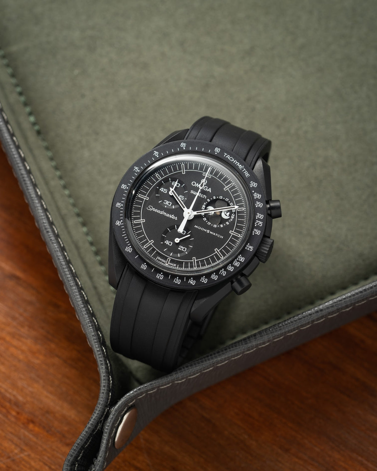 Delugs Omega Speedmaster & MoonSwatch CTS Kauçuk Kayış