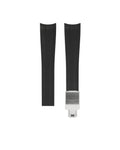 Omega Speedmaster Uyumlu Rubber Strap Siyah