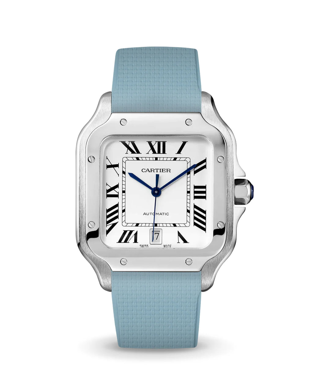 Sailcloth Rubber CTS Strap for Cartier Santos