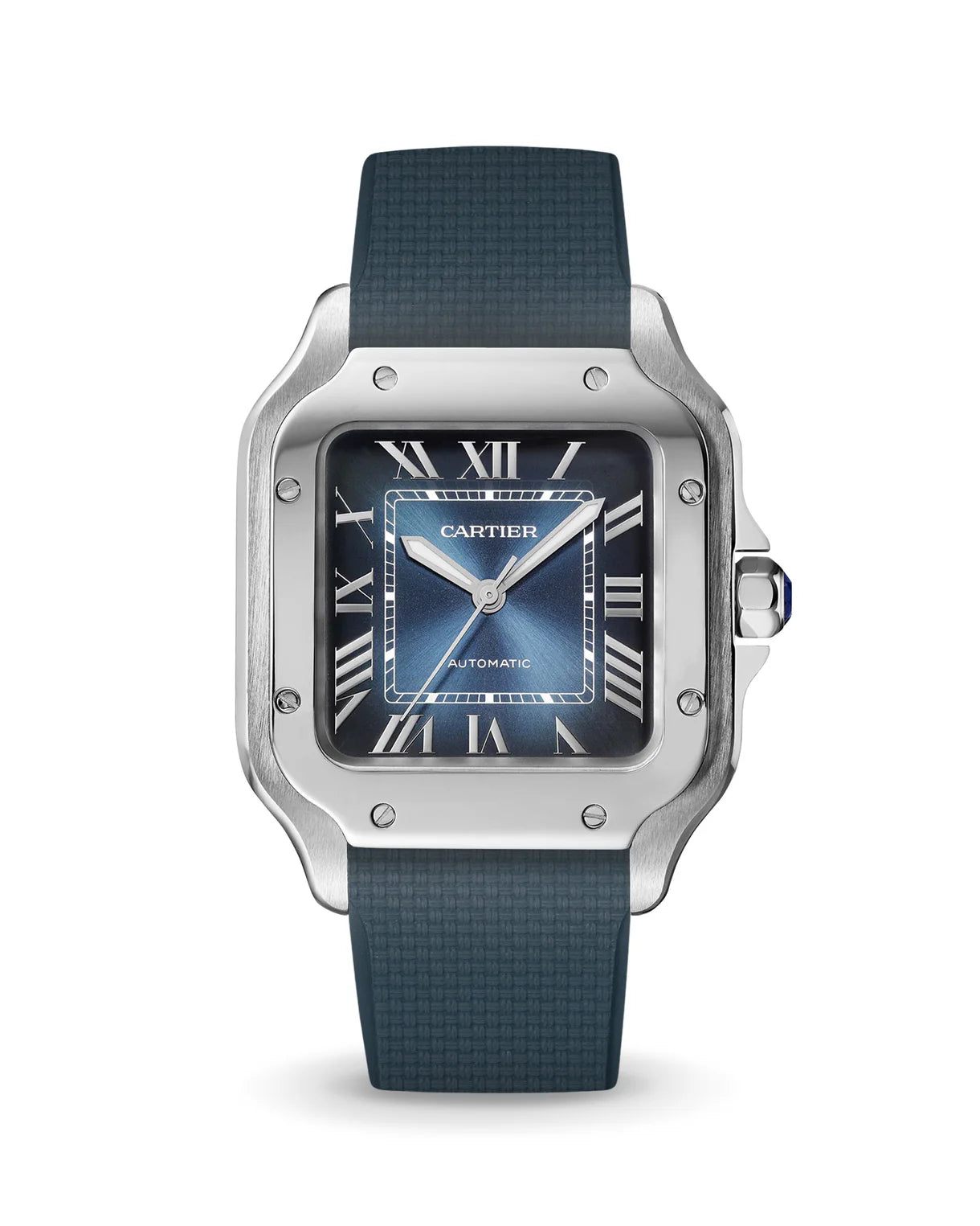 Sailcloth Rubber CTS Strap for Cartier Santos
