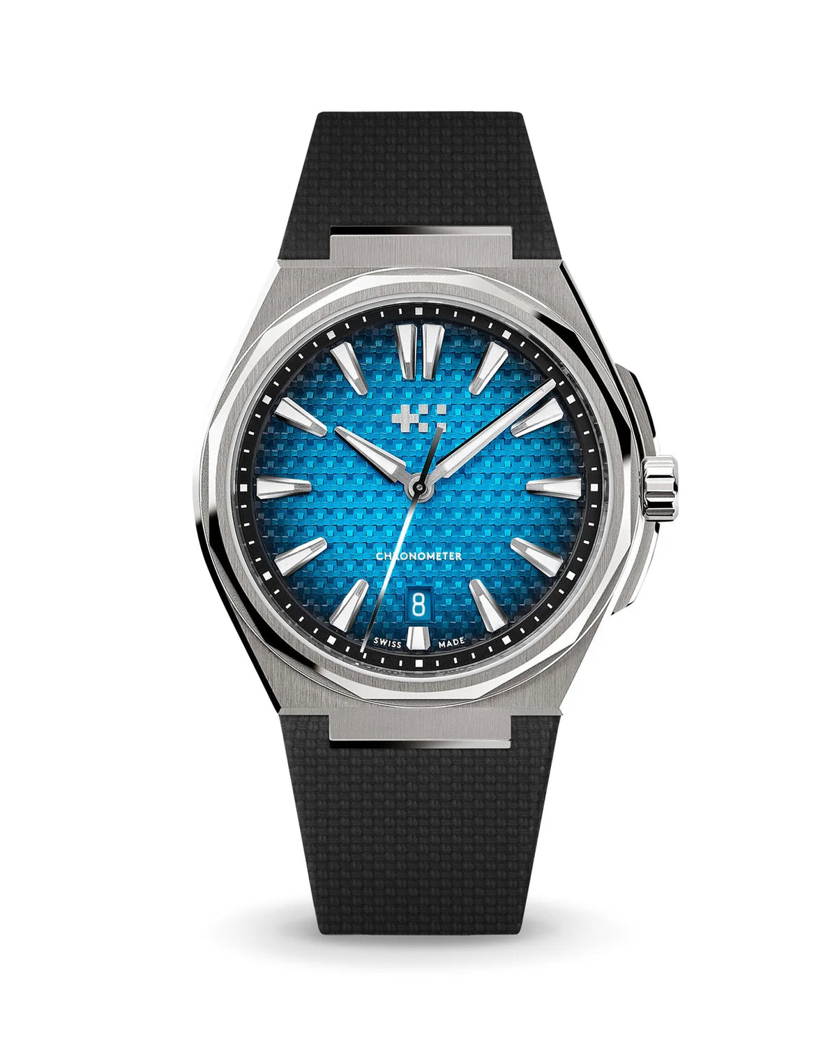 Delugs Christopher Ward The Twelve Entegre Sailcloth Kauçuk Kayış