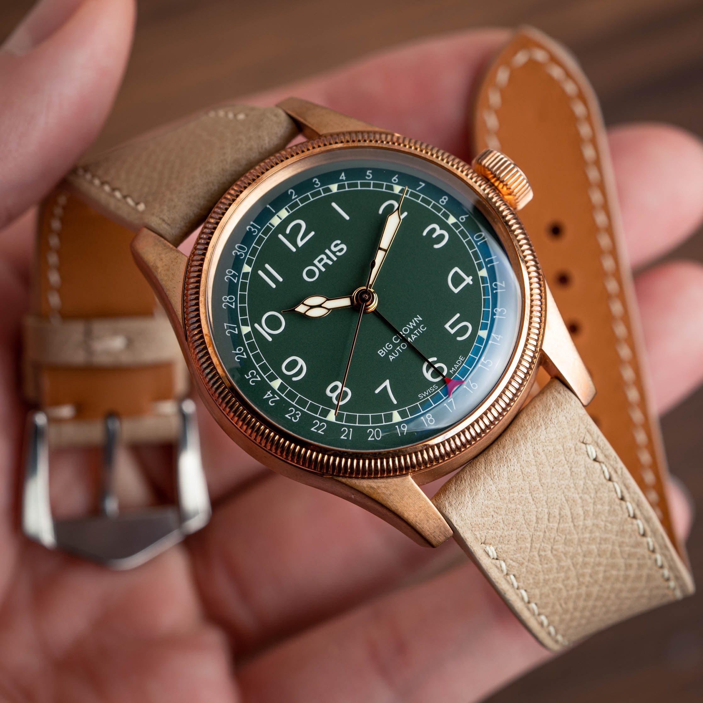Epsom Slim Strap Krem