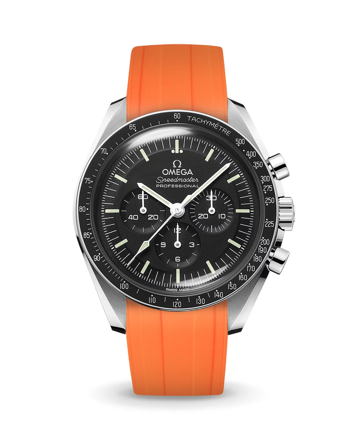 Delugs Omega Speedmaster & MoonSwatch CTS Kauçuk Kayış