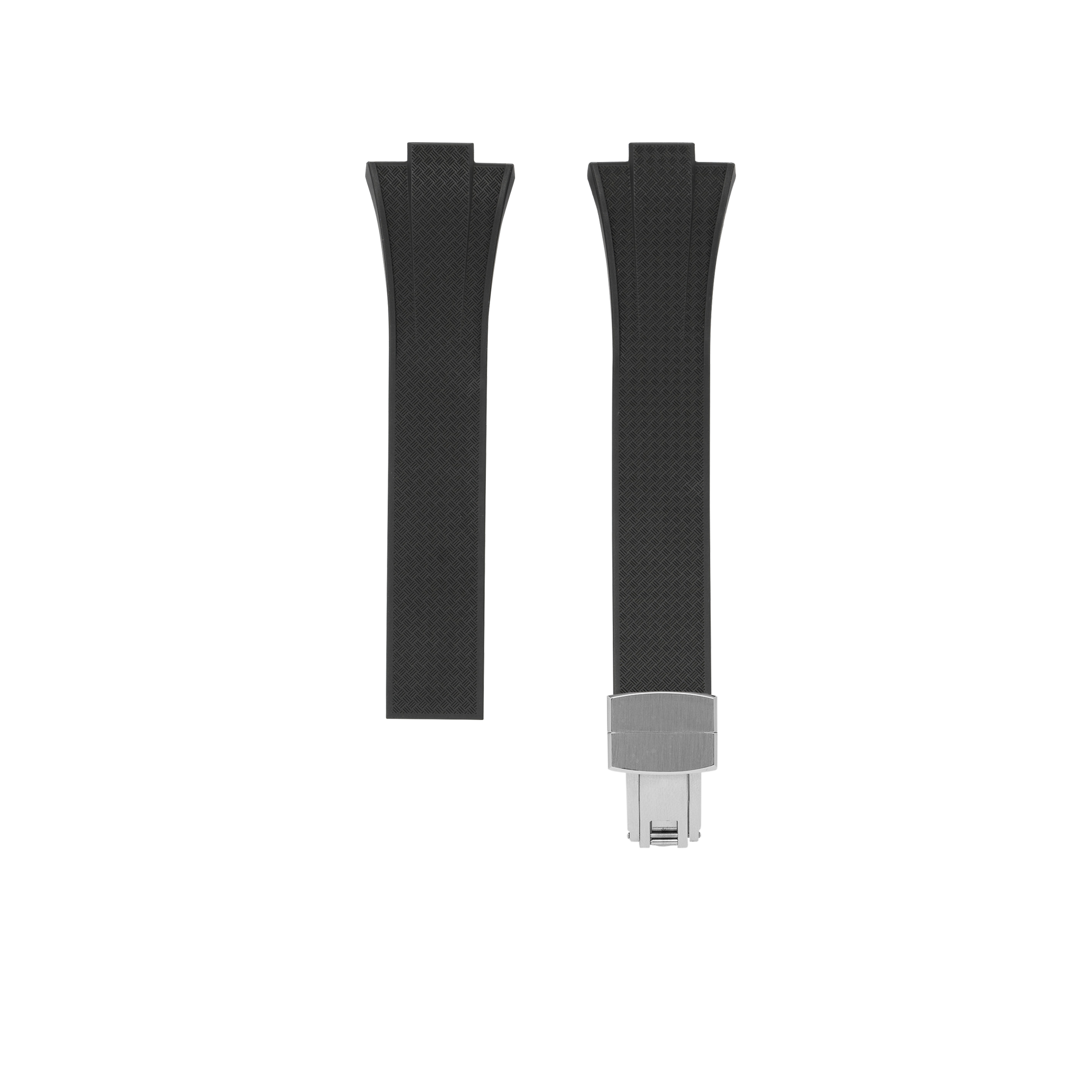 Tissot PRX Uyumlu Rubber Strap Siyah