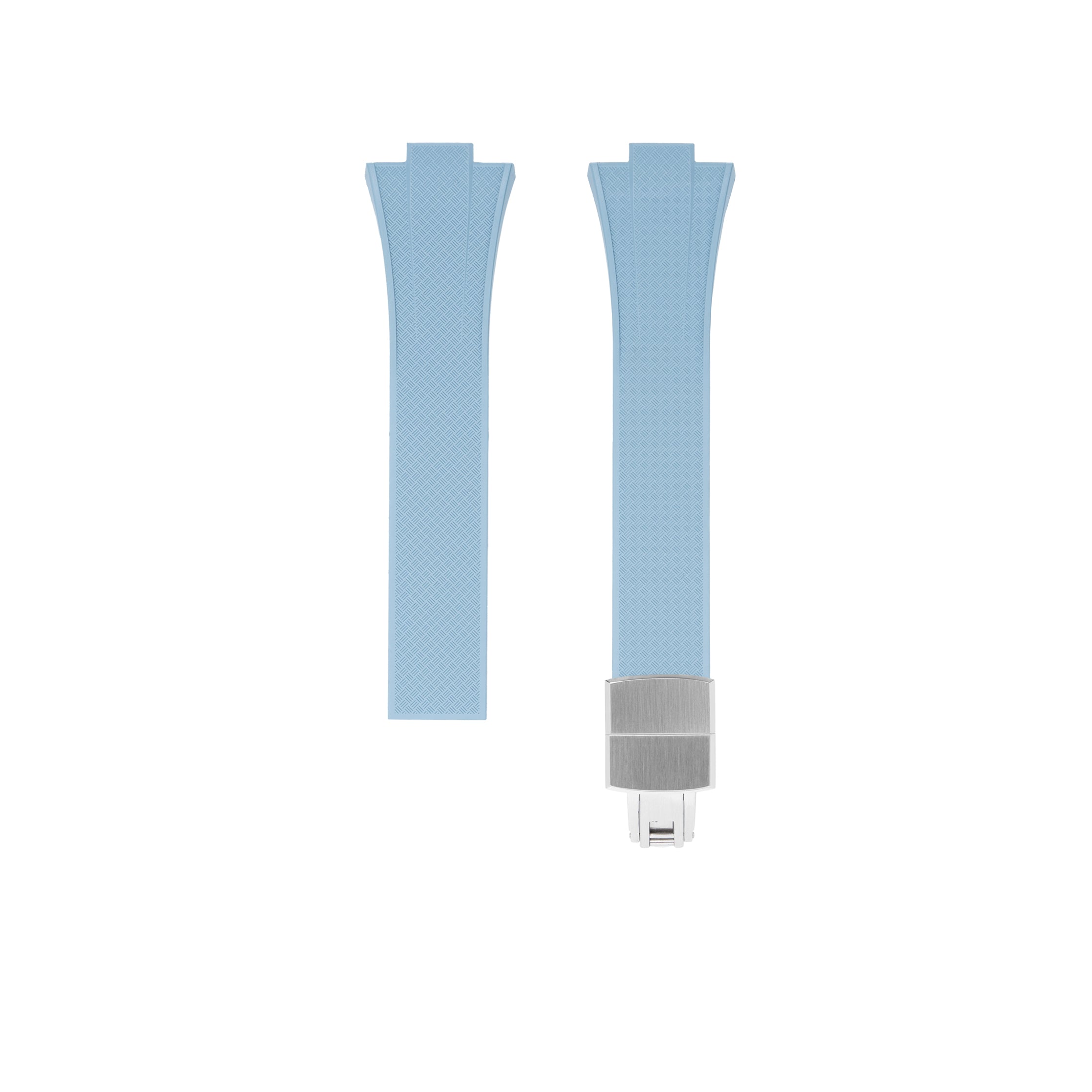 Tissot PRX Uyumlu Rubber Strap Bebek Mavisi