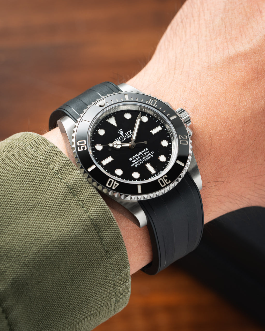 Rolex Submariner Uyumlu Rubber Strap Siyah
