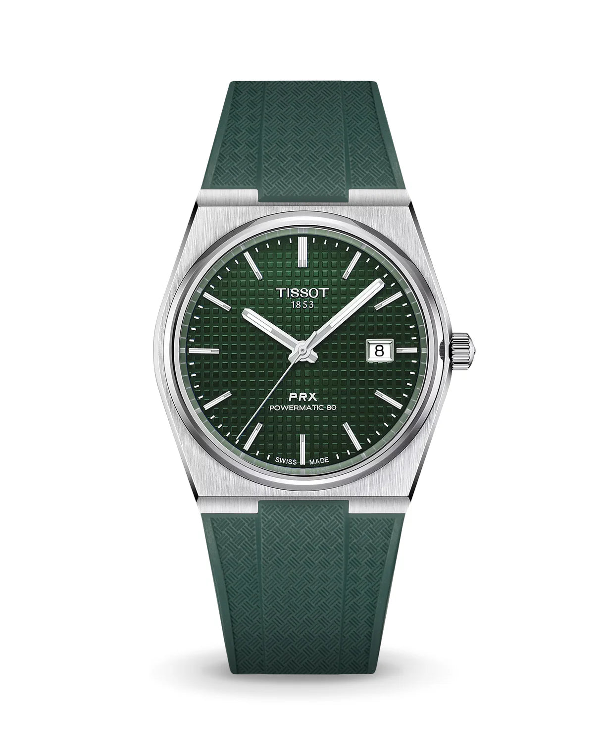 Tissot PRX Rubber Strap Koyu Yeşil